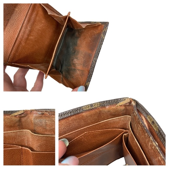 Authentic Louis Vuitton Vintage Elise Monogram Compact Bifold Wallet 1980โs - Picture 13 of 14